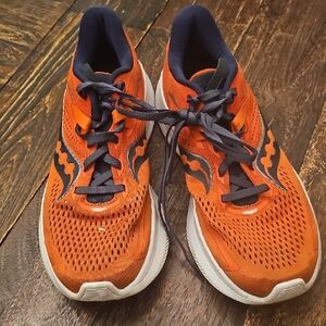 Saucony Orange Athletic Running Shoes Power Run Model 10